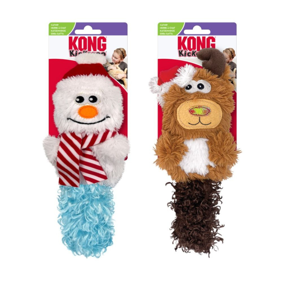 KONG Cat Holiday Kickeroo® Character Assorted