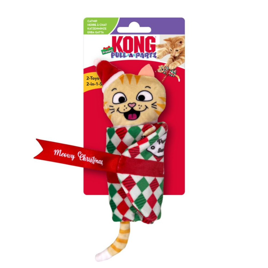 KONG Cat Holiday Pull-A-Partz™ Present