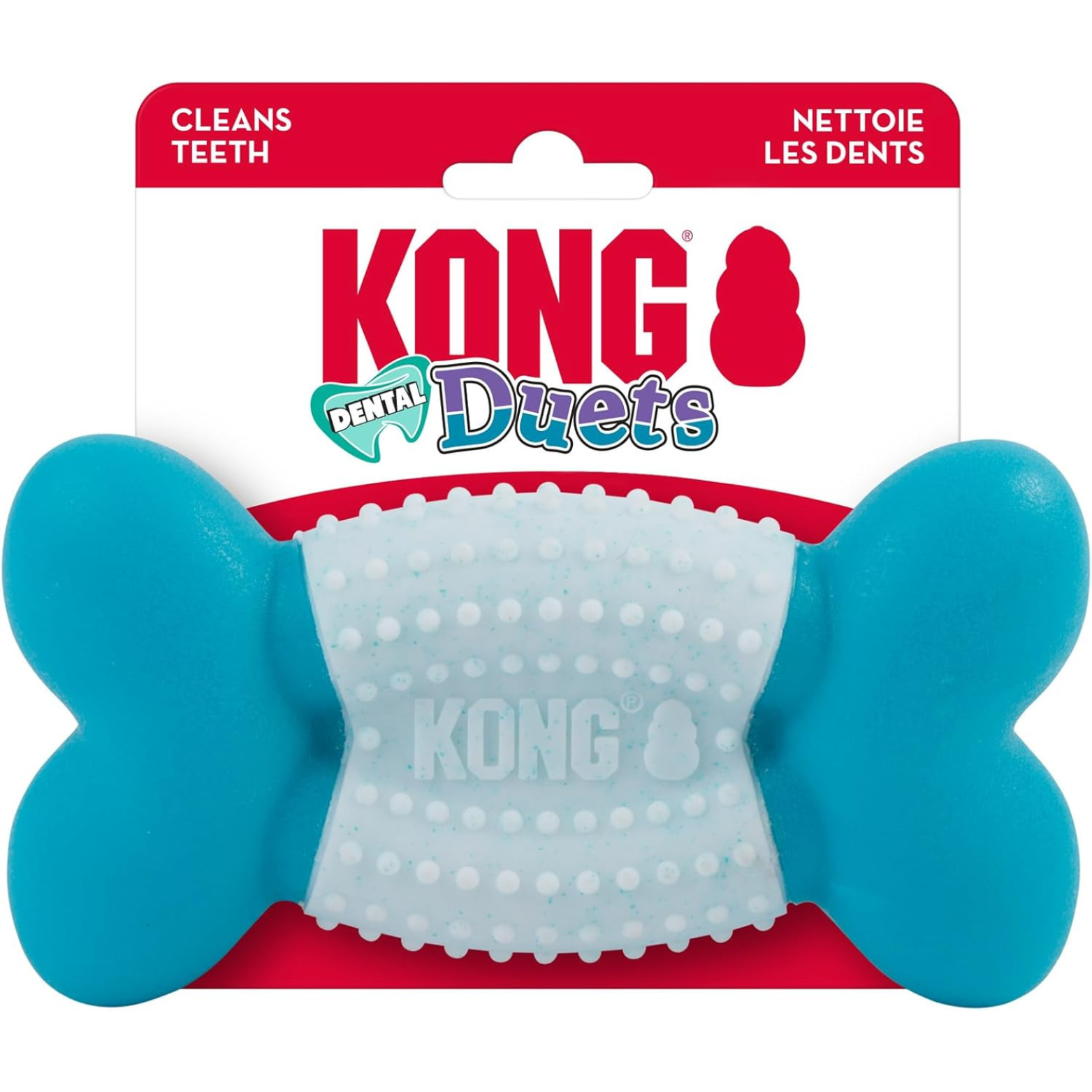 KONG Duets Dental Bone Dog Toy M/L