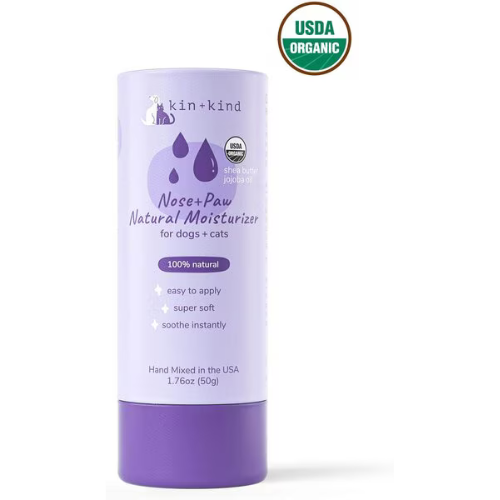 Kin+Kind Organic Nose & Paw Moisturizer Stick for Dogs & Cats, 2.3 oz