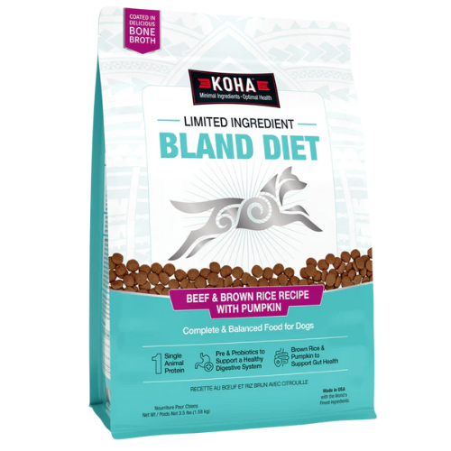 Koha Limited Ingredient Bland Diet Beef & Brown Rice Recipe with Pumpkin Dry Dog Food