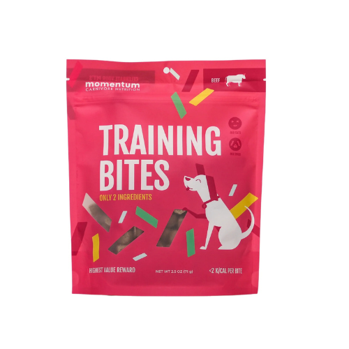 Momentum Freeze-Dried Beef Training Bites Dog and Cat Treat 2.5oz