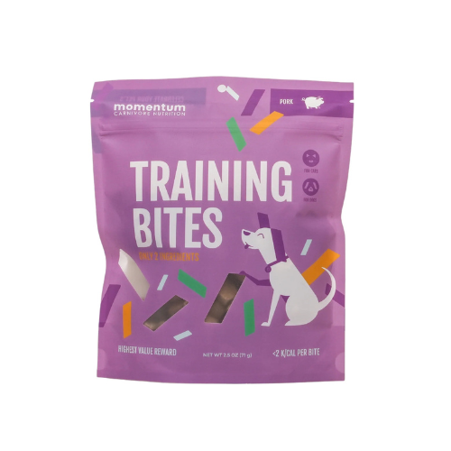 Momentum Freeze-Dried Pork Training Bites Dog and Cat Treat 2.5oz