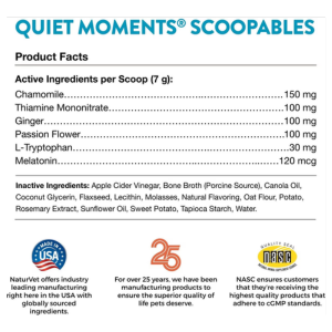 NaturVet Scoopables Quiet Moments Dog Chews 11 oz - Mutts & Co.