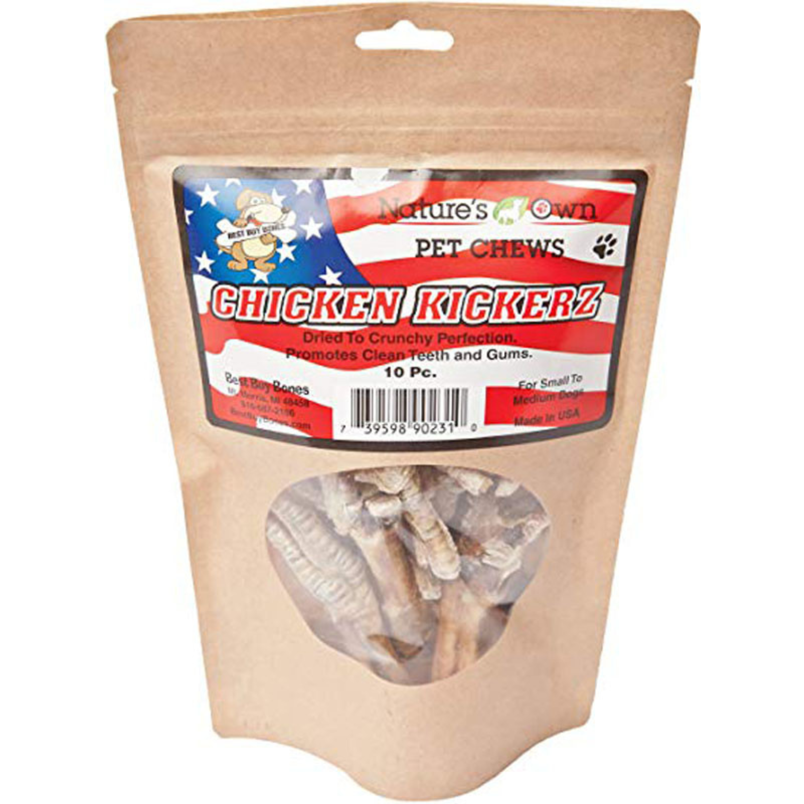 Nature's Own Chicken Kickerz Dog Treats 10 Pack