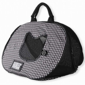 Necoichi Ultralite Pop-Up Cat Carrier Black - Mutts & Co.