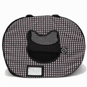 Necoichi Ultralite Pop-Up Cat Carrier Black - Mutts & Co.