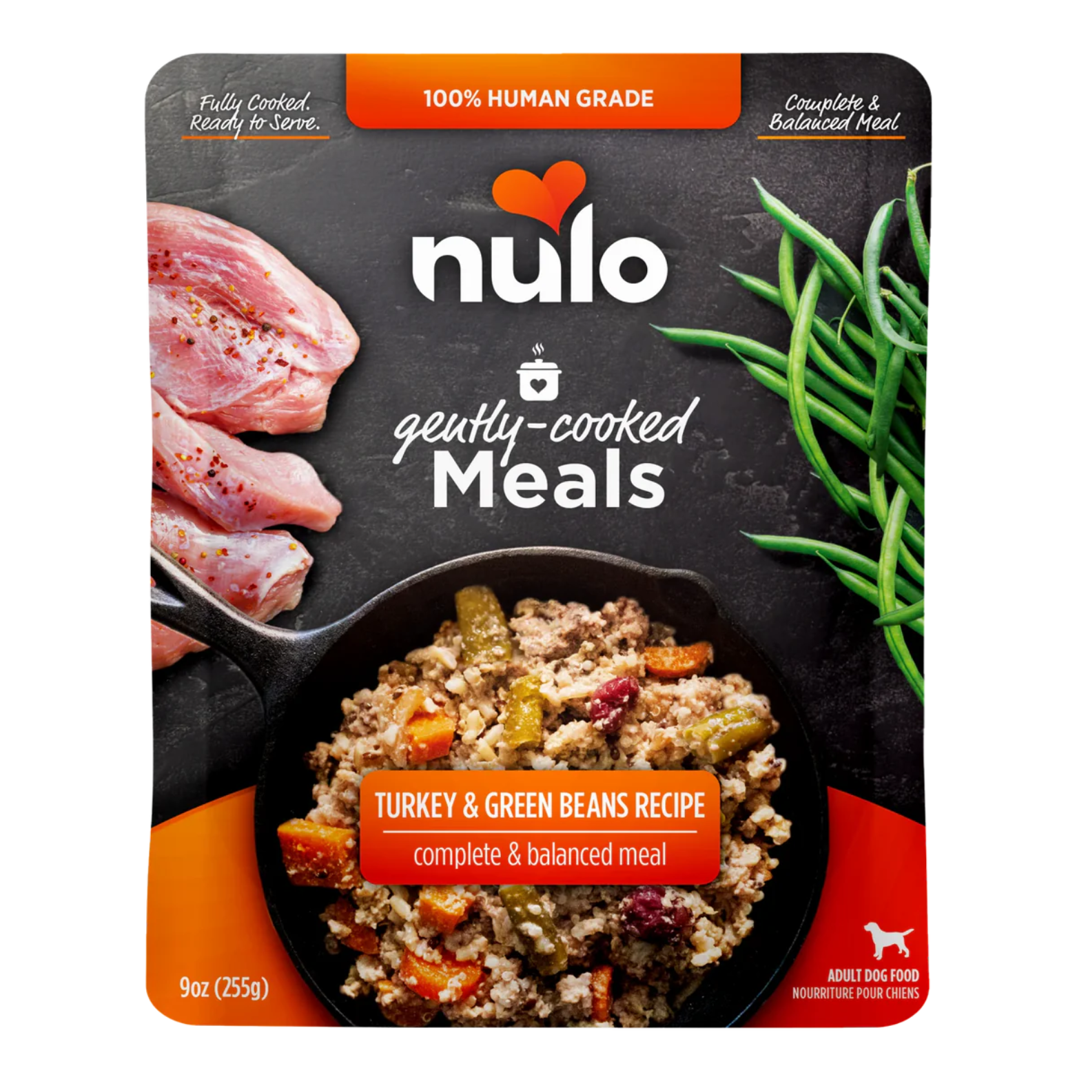 Nulo Freestyle Gently Cooked Meals Turkey & Green Beans Recipe 9 oz