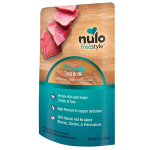 Nulo Freestyle Grain-Free Chunky Tuna Broth Recipe Cat Food Topper, 2.8oz - Mutts & Co.