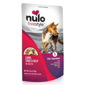 Nulo Freestyle Grain-Free Lamb, Mackerel & Kelp in Broth Dog Food Topper, 2.8 oz - Mutts & Co.