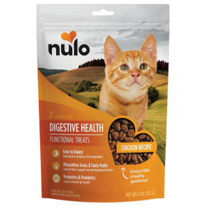 Nulo Functional Grain-Free Digestive Health Chicken Cat treats, 4 oz - Mutts & Co.