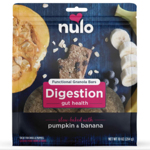 Nulo Functional Granola Digestion Pumpkin & Banana Dog Treats 10 oz - Mutts & Co.