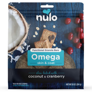 Nulo Functional Granola Omega Coconut & Cranberry Dog Treats 10 oz - Mutts & Co.