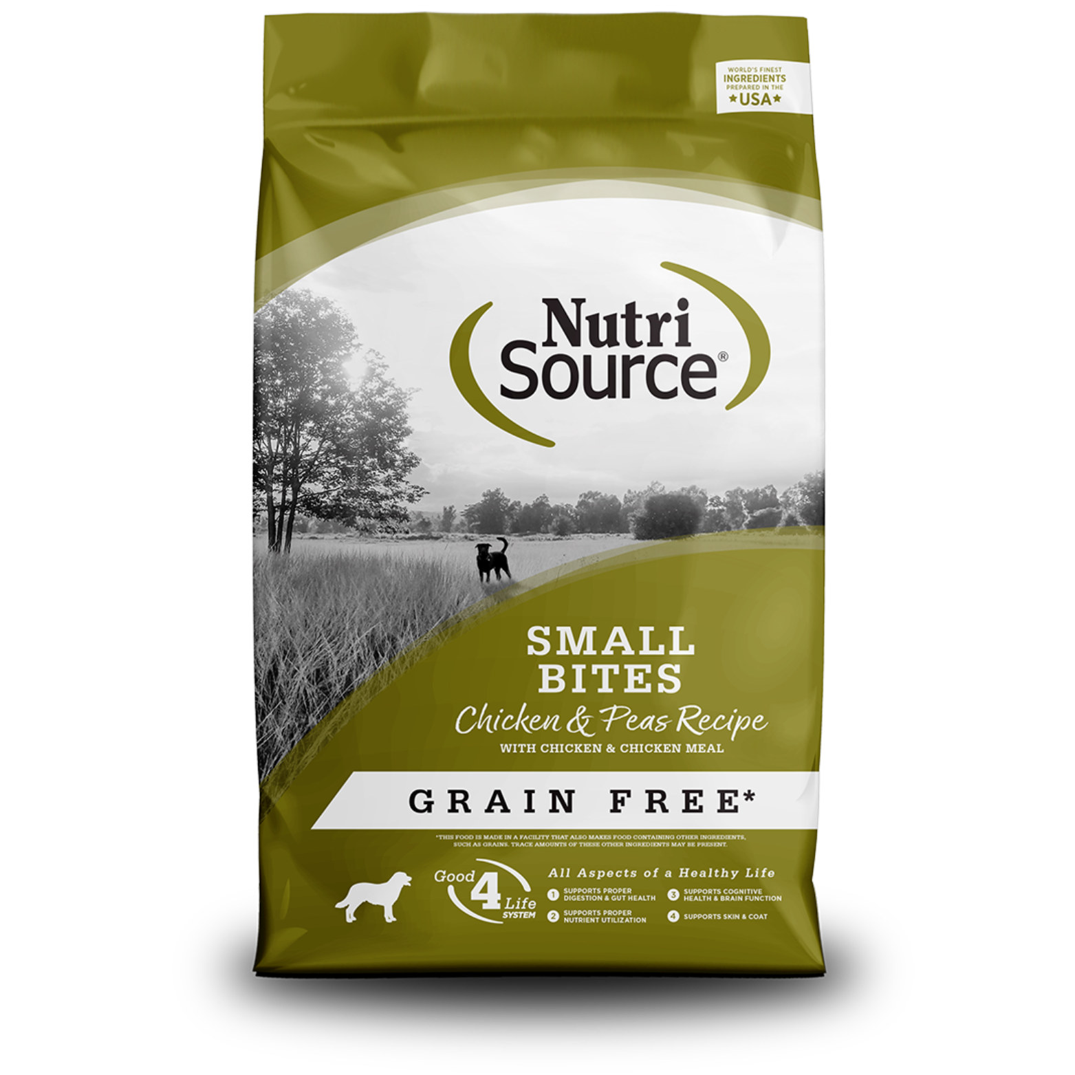 NutriSource Grain-Free Chicken & Pea Small Bites Formula Dry Dog Food