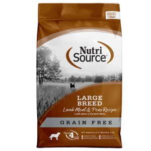 NutriSource Grain-Free Large Breed Lamb Meal & Peas Formula Dry Dog Food - Mutts & Co.