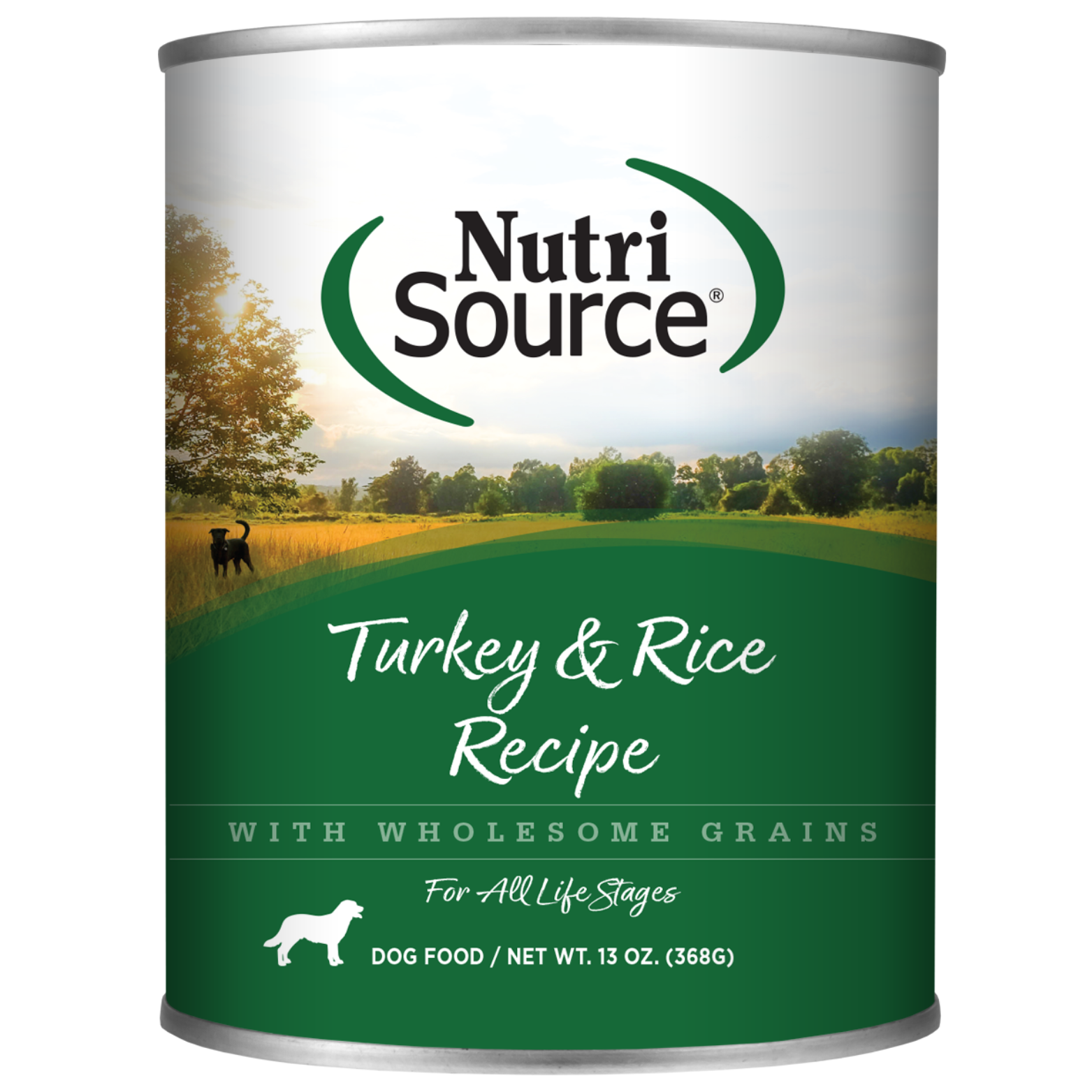 NutriSource Turkey & Rice Formula Canned Dog Food 13-oz