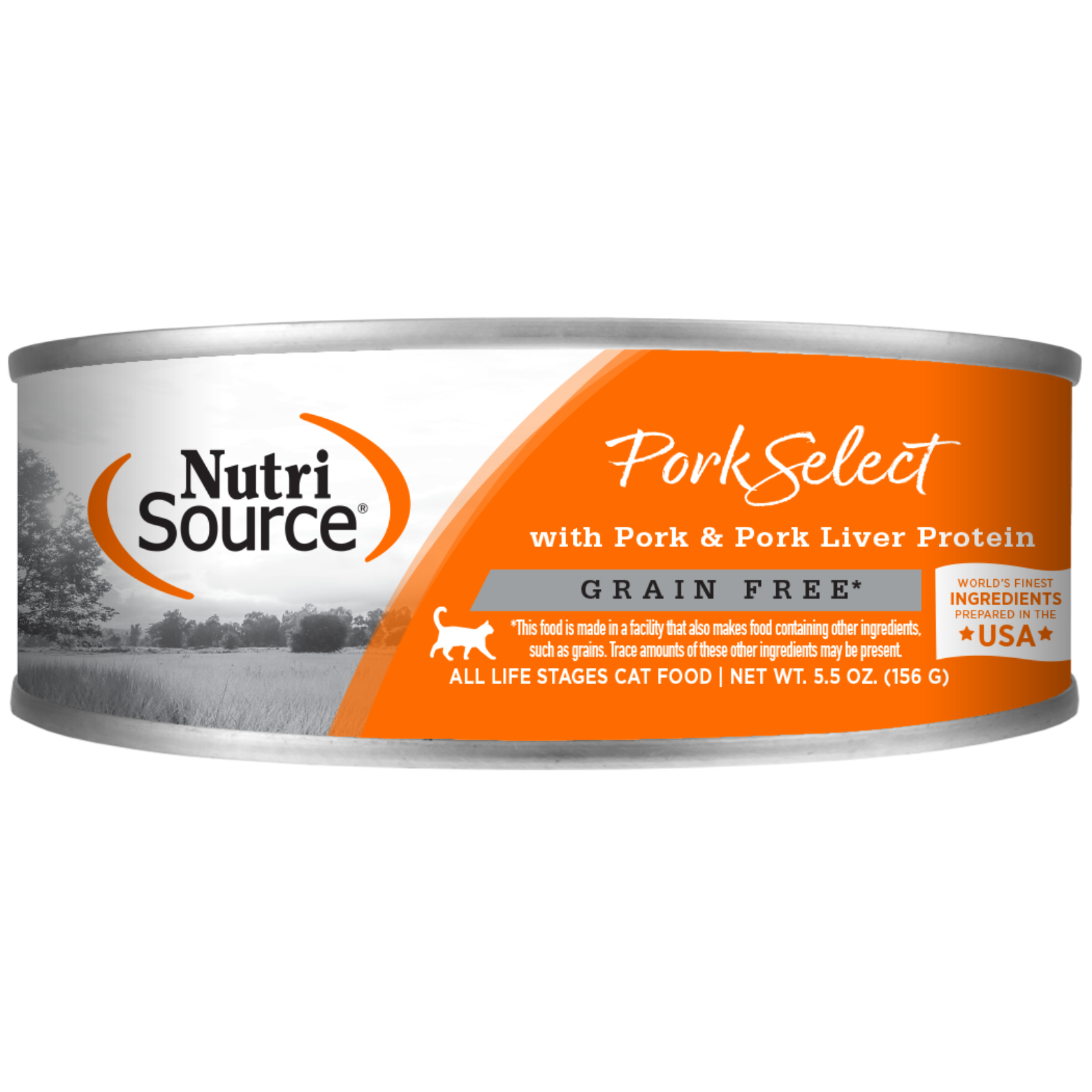 Nutrisource Pork & Pork Liver Select Grain-Free Canned Cat Food 5.5 oz