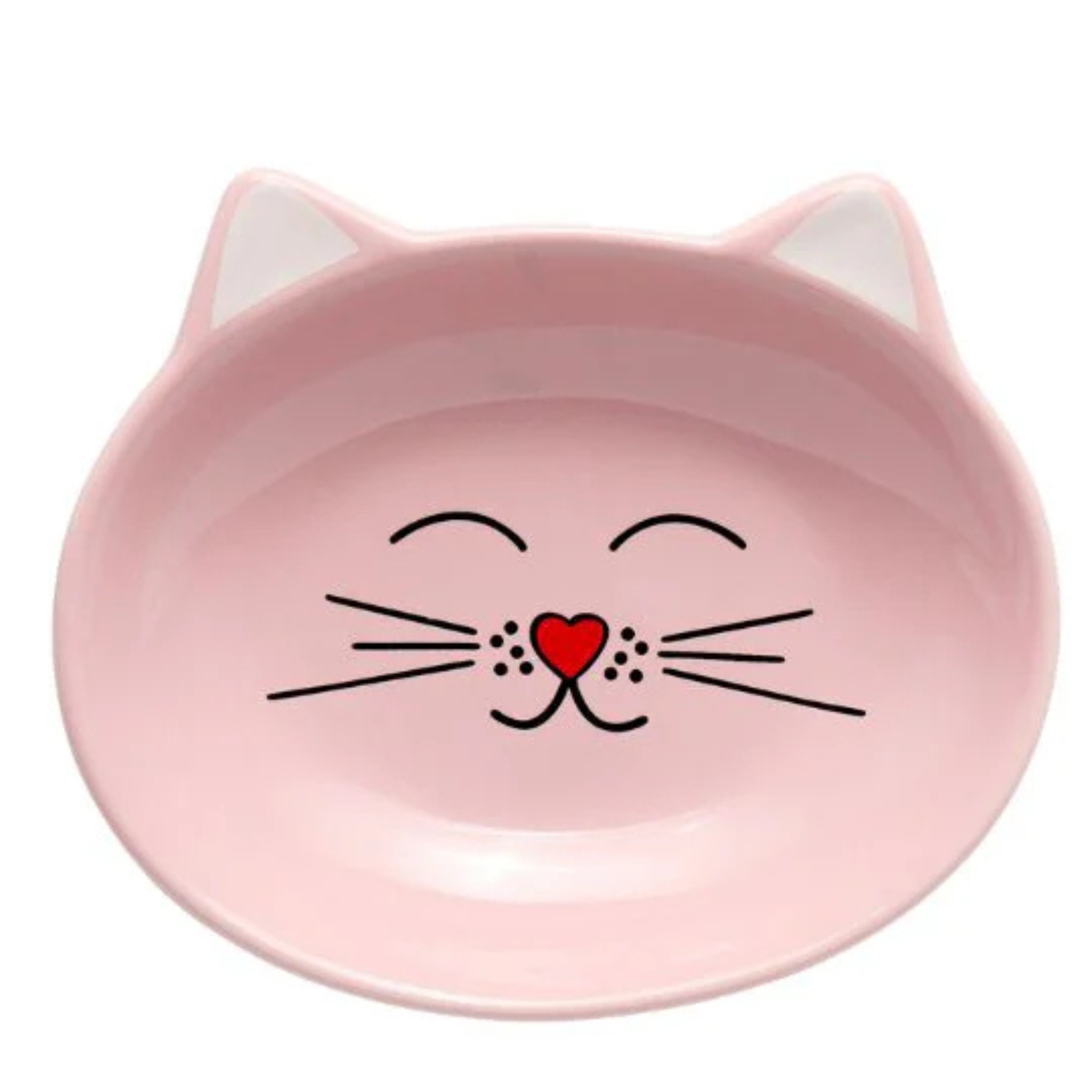 Park Life Designs Oscar Food Dish for Cats 4" Pink