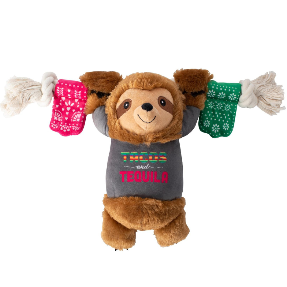 Pet Shop by Fringe Studio Tacos & Tequila Plush Dog toy