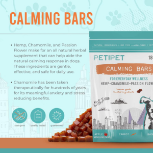 Petipet Calming Bars Everyday Wellness Dog Supplement - Mutts & Co.