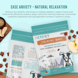 Petipet Calming Bars Everyday Wellness Dog Supplement - Mutts & Co.