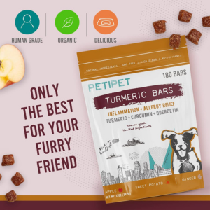 Petipet Turmeric Bars Inflammation & Allergy Dog Supplement - Mutts & Co.