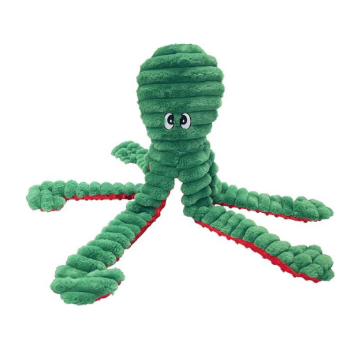 Petlou Christmas Monster Octopus 32" Plush Dog Toy