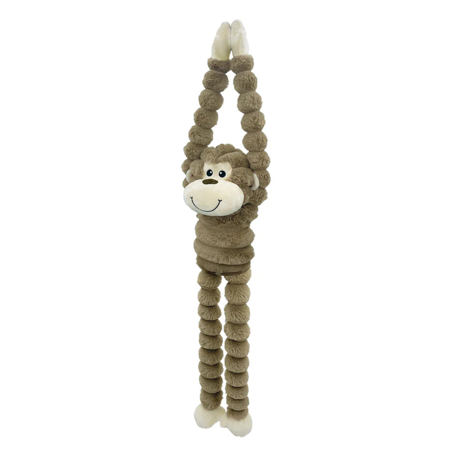 Petlou Zoo Friends Long Legged Monkey Dog Toy, 36"