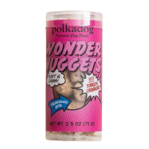 Polka Dog Mini Tube Wonder Nuggets Turkey & Cranberry Soft & Chewy Dog Treats 2.5oz