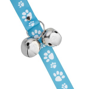 Poochie Pets PoochieBells® Dog Doorbells Signature Tracks Light Blue - Mutts & Co.