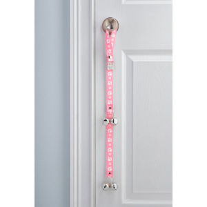 Poochie Pets PoochieBells® Dog Doorbells Signature Tracks Pink - Mutts & Co.