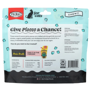 Primal Give Pieces A Chance Jerky Chicken Cat Treats 4 oz