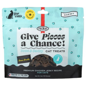 Primal Give Pieces A Chance Jerky Chicken Cat Treats 4 oz