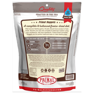 Primal Nuggets Venison Formula Freeze-Dried Dog Food - Mutts & Co.