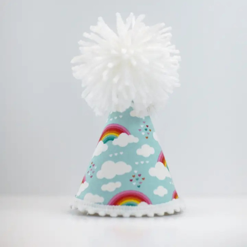 Pup Party Hats Rainbow Cloud Party Hat for Dogs and Cats