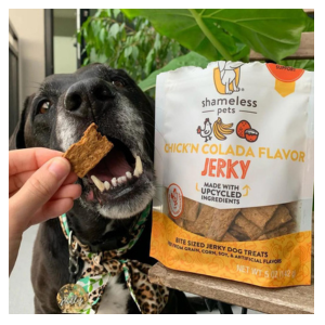 Shameless Pets Chick'n Colada Jerky Bites for Dogs, 5oz