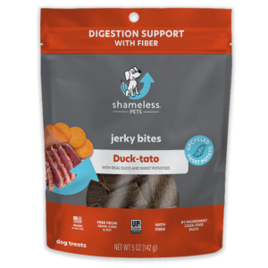 Shameless Pets Duck-Tato Jerky Bites for Dogs, 5oz