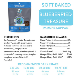 Shameless Pets Soft-Baked Blueberried Treasure Biscuits for Dogs, 6oz