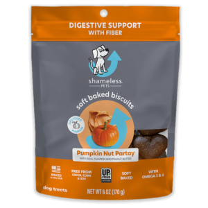 Shameless Pets Soft-Baked Pumpkin Nut Par-Tay Biscuits for Dogs, 6oz