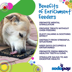 SodaPup Enriching Lick Mat Zombie Design Large - Mutts & Co.