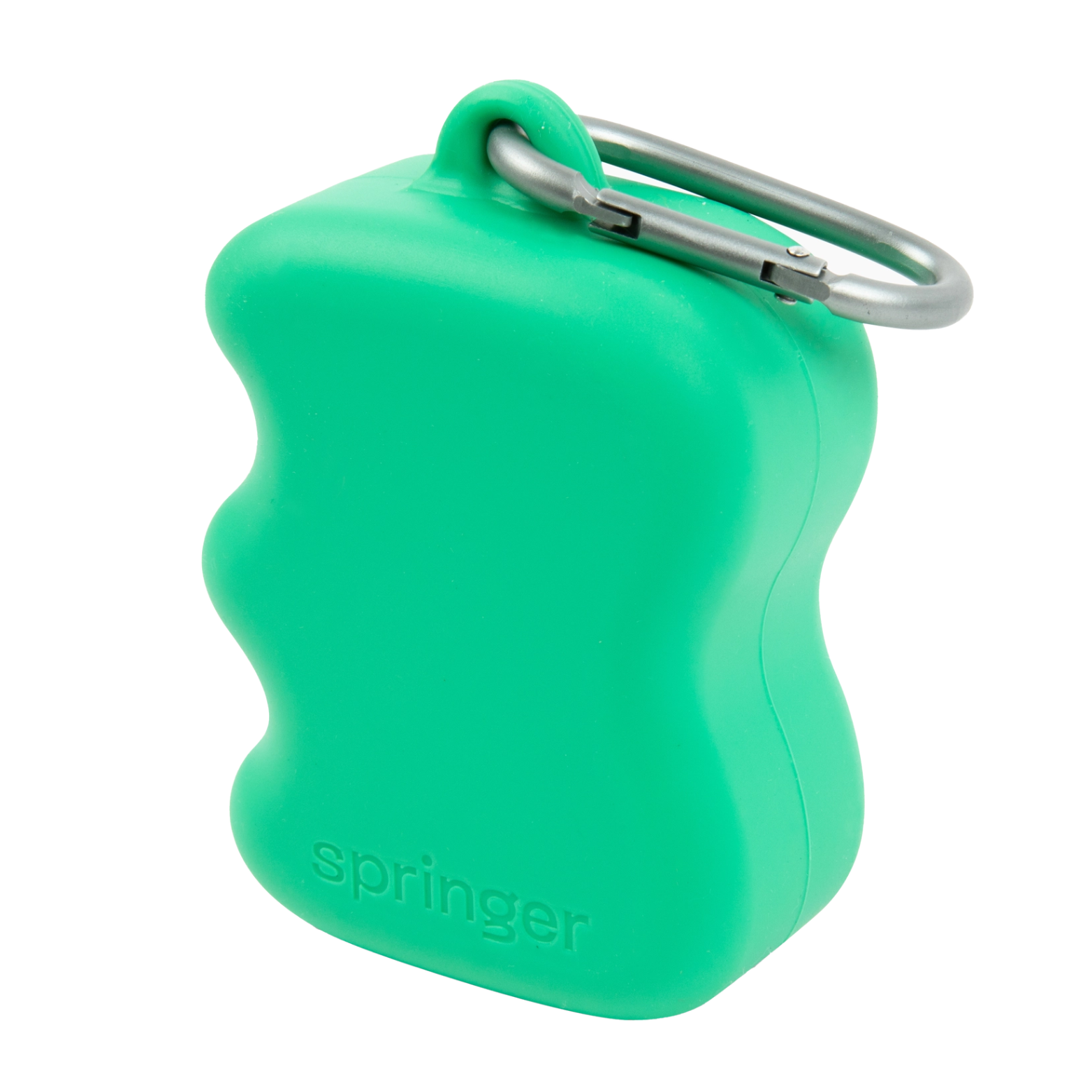 Springer Pets Silicone Dog Treat Dispenser Pouch Springer Green