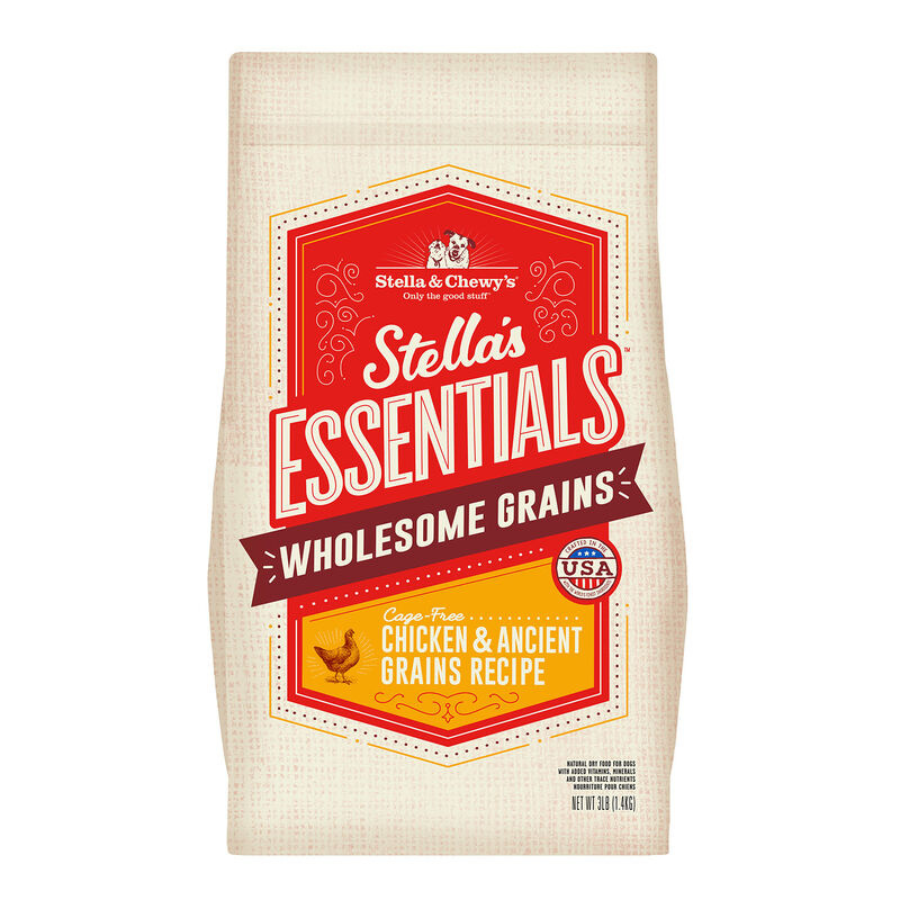 Stella & Chewy's Essentials Cage-Free Chicken & Ancient Grains Recipe Dog Food - Mutts & Co.