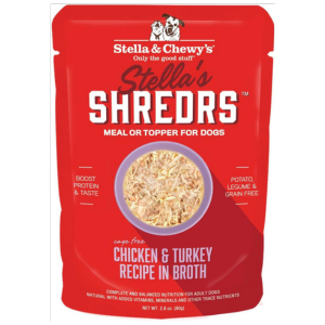 Stella & Chewy's Shredrs Chicken & Turkey Dog Food 2.8 oz - Mutts & Co.