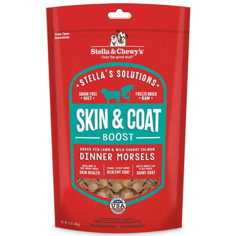 Stella & Chewy's Stella's Solutions Skin & Coat Boost Grass-Fed Lamb & Wild Caught Salmon - Mutts & Co.