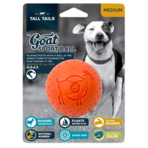 Tall Tails The Goat Sports Ball Dog Toy - Mutts & Co.