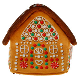 Territory Gingerbread House 3-in-1 Holiday Dog Toy Large