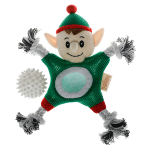 Territory Mesh Elf 2-in-1 Holiday Dog Toy Medium