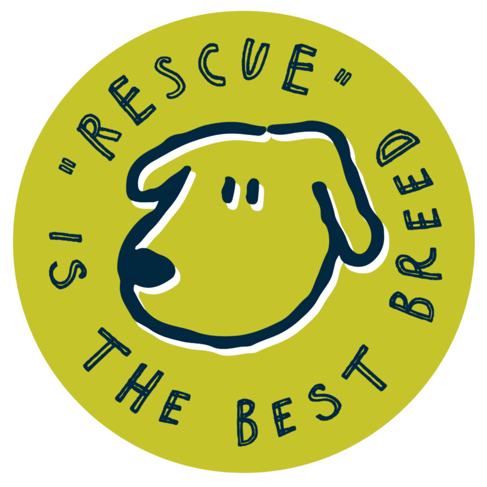 The Pet Foundry Rescue is the Best Breed Vinyl Sticker