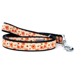 The Worthy Dog Fleurs Yellow Dog Lead - Mutts & Co.