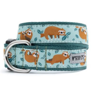 The Worthy Dog Sloth Dog Collar - Mutts & Co.